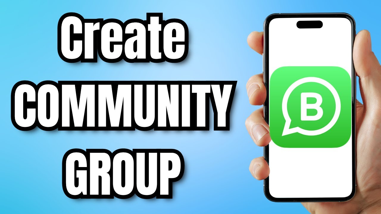 Как создать группу сообщества в WhatsApp BUSINESS