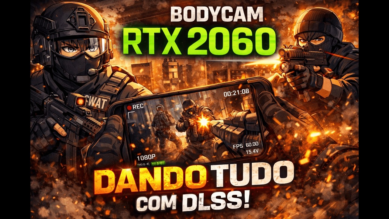 BODYCAM na RTX 2060 DANDO TUDO com DLSS! 😱🔥