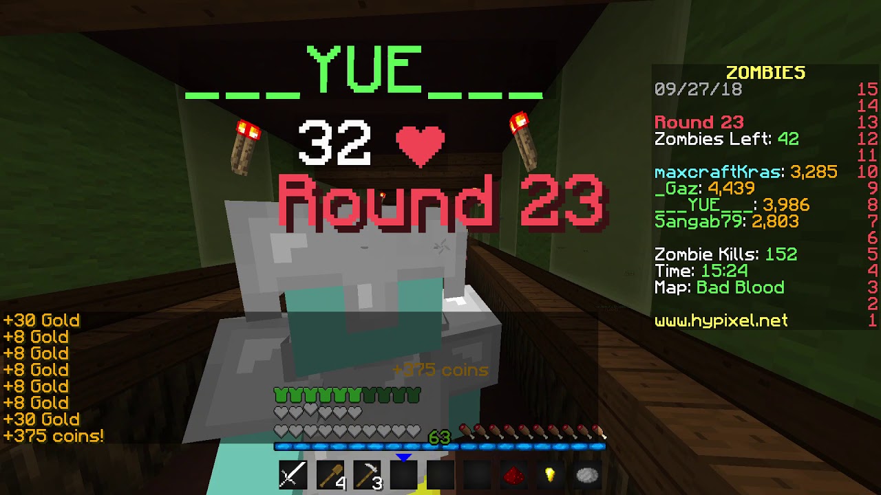 Hypixel Zombies - Speedrunning on Bad Blood 21:54