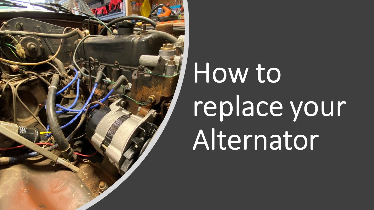 How to change the alternator on a 1978 MGB!