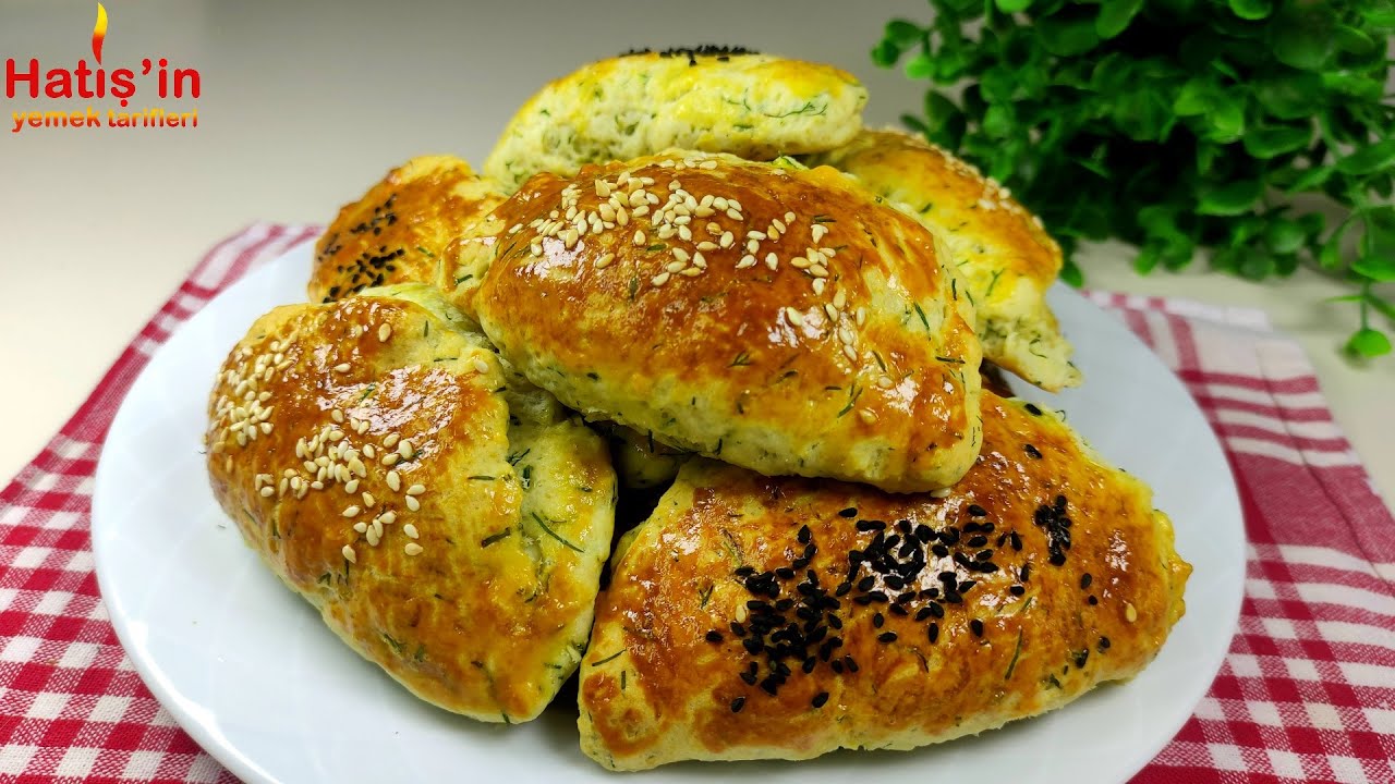 10 dakikada Yumuşacik Poğaça ✅Süt yok