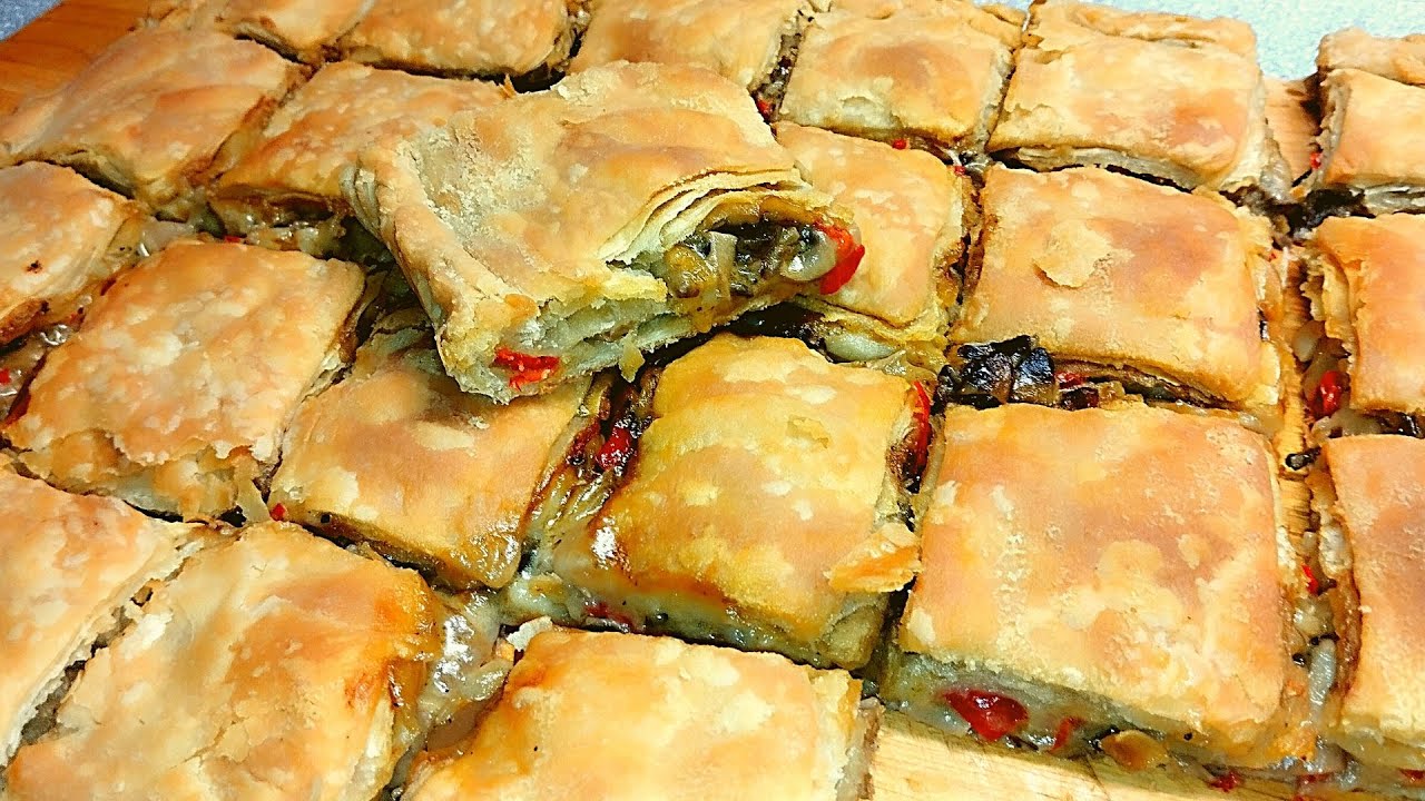 Μανιταρόπιτα νηστίσιμη με φυλλο "τρίλιζα" / Η συνταγή στην περιγραφή 👇👇👇 / Απλή και εύκολη πίτα 😋