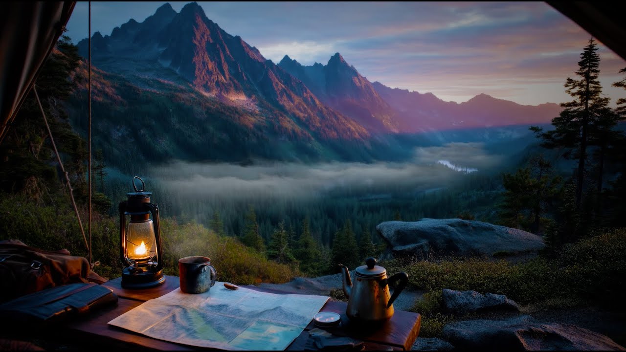 Day 11: Dawn Above the Valley – A Peaceful Morning in Camp ⛺🌄 | 12-Hour Mountain Ambience