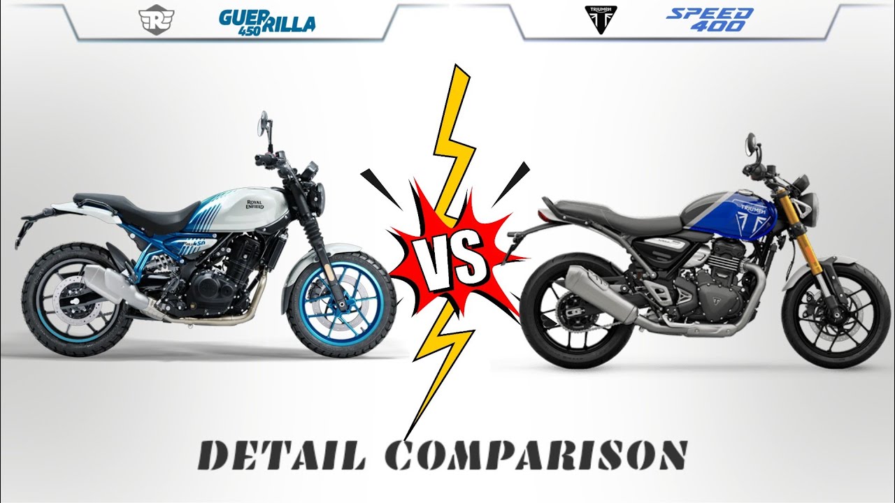 Royal enfield Guerrilla 450 VS  Triumph Speed 400 | Bike Informer