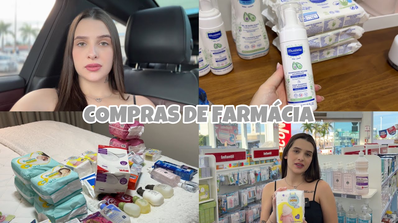 COMPRAS DE HIGIENE PARA A BEBÊ E PARA O PÓS PARTO 👩🏻‍⚕️🩷