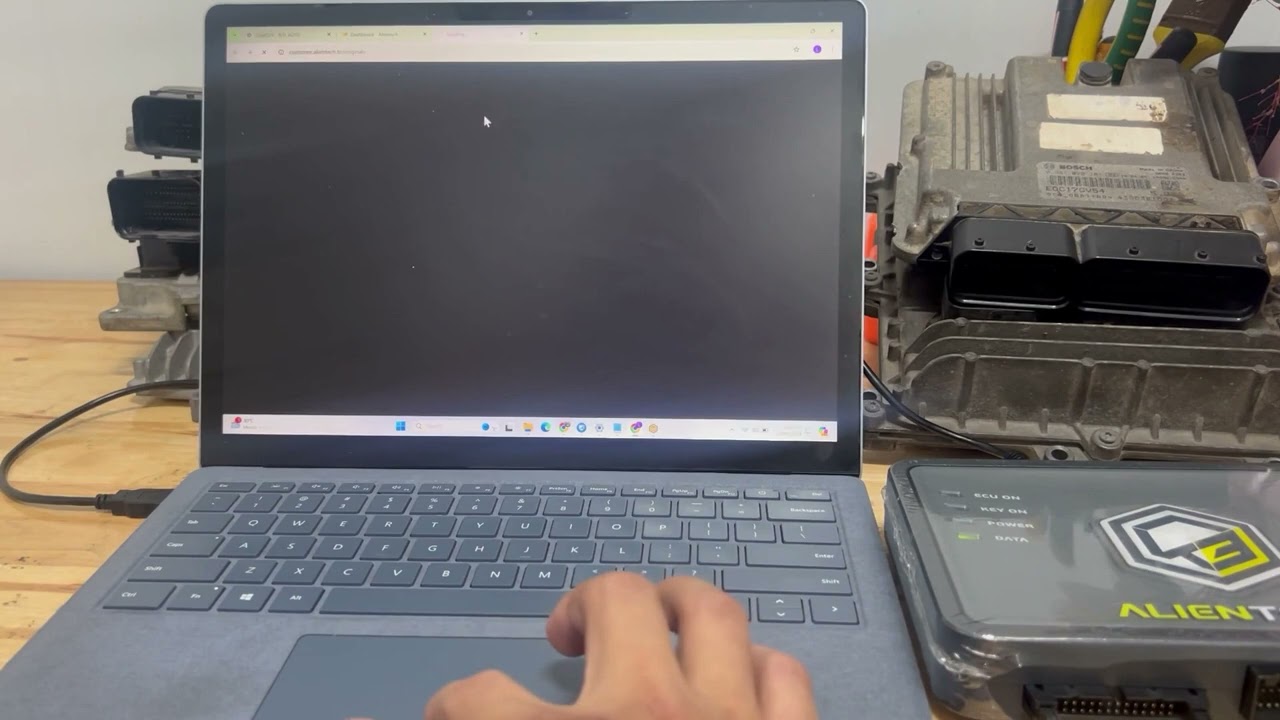 Introduction to the working interface of the software Alientech Kess3