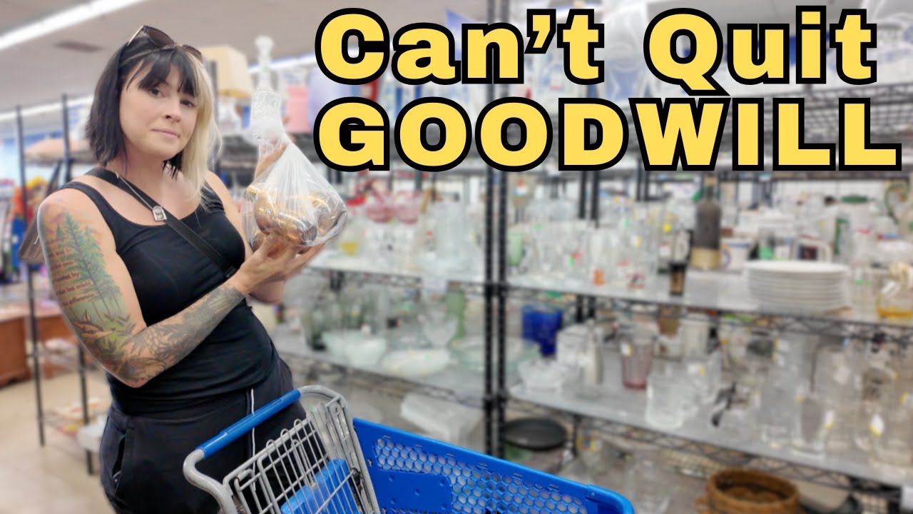 Tried to Quit Goodwill… But Look What I Found at TWO Stores