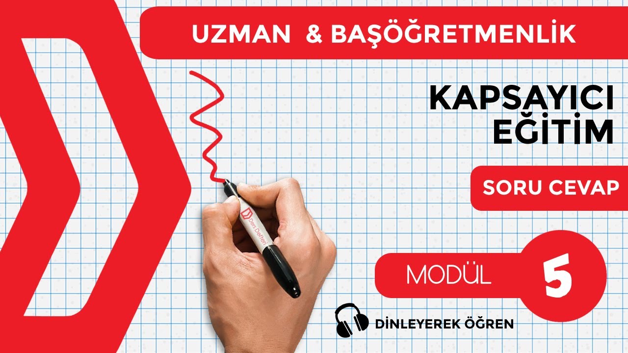 Uzman Öğretmenlik & Başöğretmenlik Modül 5 Kapsayıcı Eğitim Soru Cevap #uzmanöğretmen
