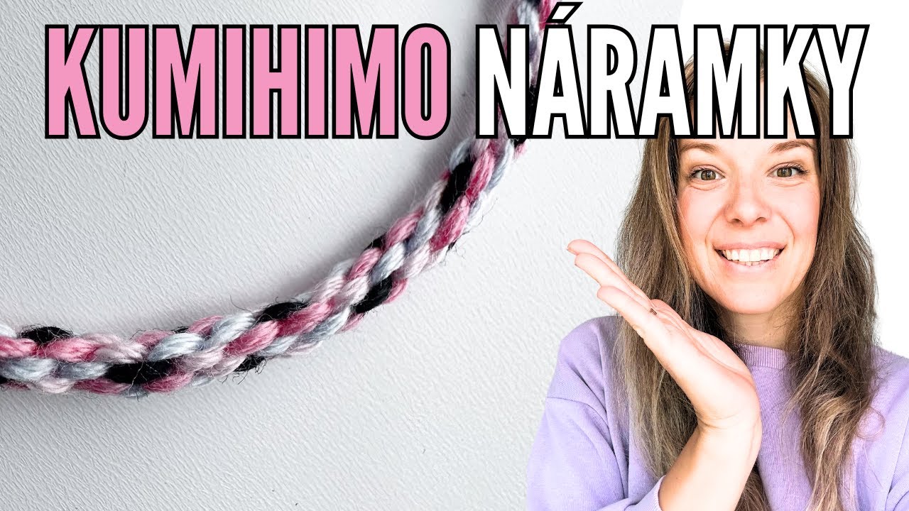 Jak uplést Kumihimo náramek na kartonovém kolečku – zábavná DIY technika pro děti i dospělé!
