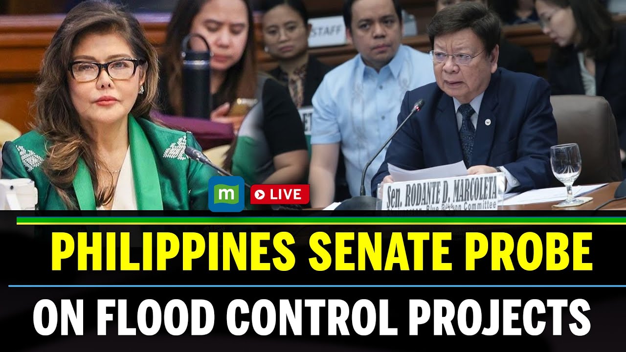 Philippines Senate LIVE:Senate Blue Ribbon Committee Probe into Flood Control Projects | Imee Marcos
