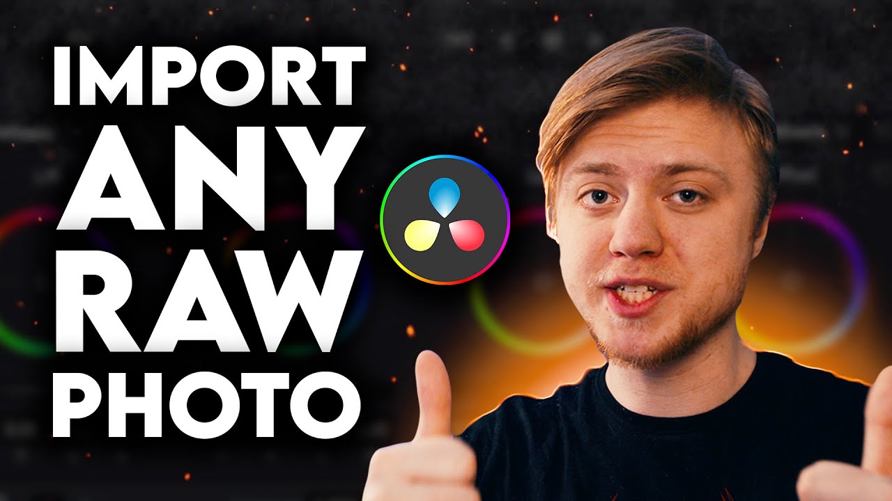 Импортируйте ЛЮБОЕ RAW-фото в DaVinci Resolve! (Panasonic/Sony/Canon и т.д.)