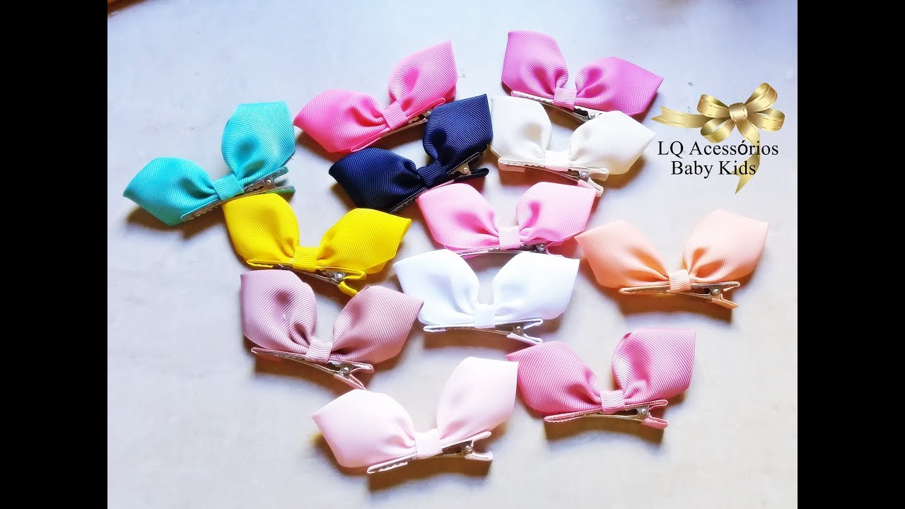 DIY PAP     Laço  Orelhinha(gravatinha ) no Bico de Pato