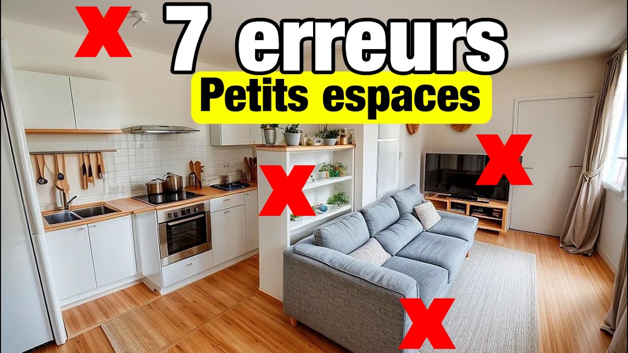 7 ERREURS PETITS ESPACES