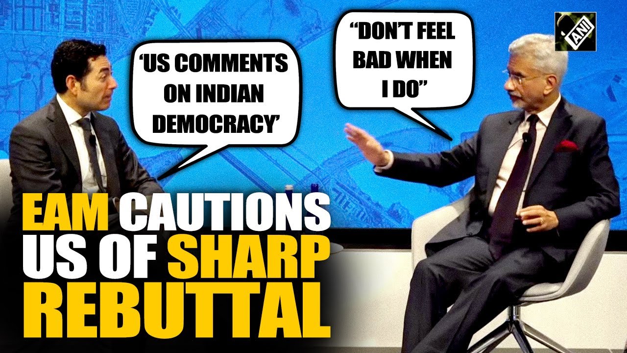 “Don’t feel bad when I do,” Jaishankar’s straight talk on rebutting US’ remarks on India’s democracy