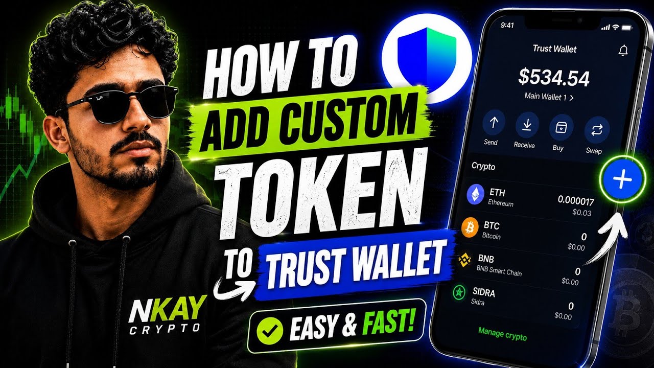 How to Add Custom Token to Trust Wallet | Trust Wallet Mein Token Add Kaise Kare | Easy & Fast