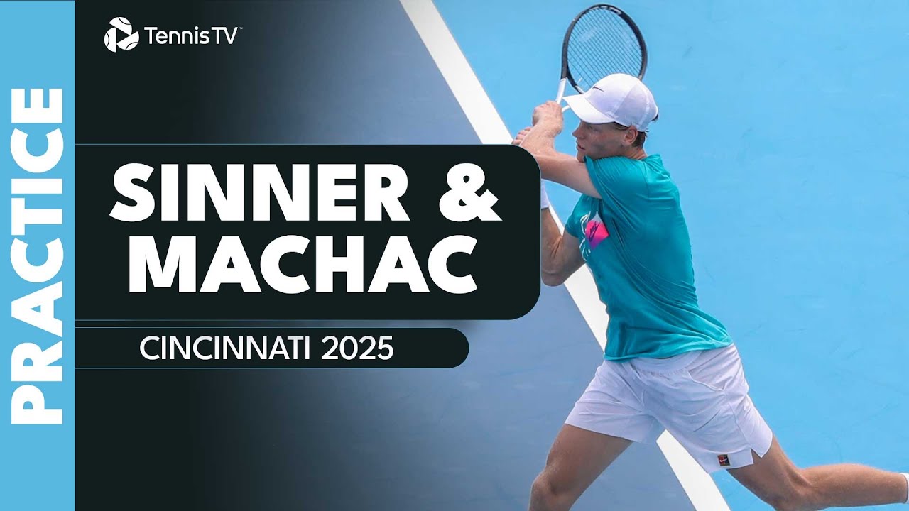 LIVE: World No. 1 Jannik Sinner Practice In Cincinnati