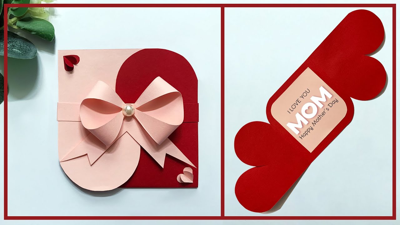 TỰ TAY LÀM THIỆP HANDMADE TẶNG MẸ 20-10 Ý NGHĨA DỄ LÀM NHẤT /【 DIY MOTHER DAY CARD】