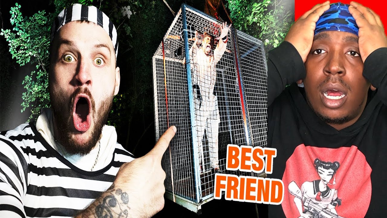 LOCKED INSIDE A CAGE IN A HAUNTED FOREST