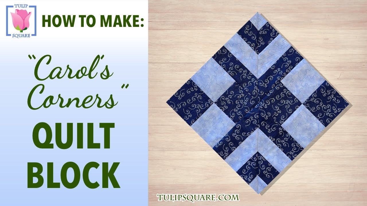✿ Does Anyone Know the Name of this Quilt Block Because We Don't!   ➸ But here's how to make it!  ツ