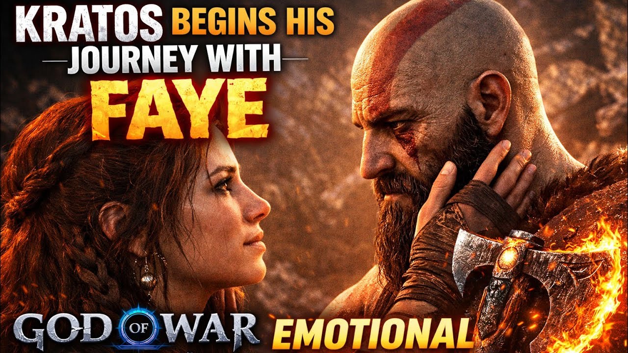 Kratos Begins His Journey with Faye | God of War Ragnarök Emotional Moment