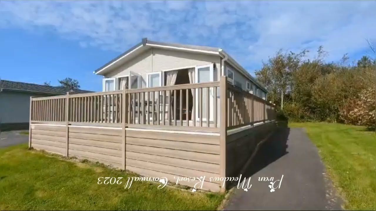 Piran Meadows Resort, Newquay Cornwall UK 2023. Meadow View Lodge Tour 108