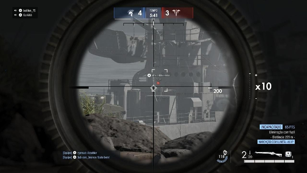 Sniper Elite 5 multiplayer lados opostos