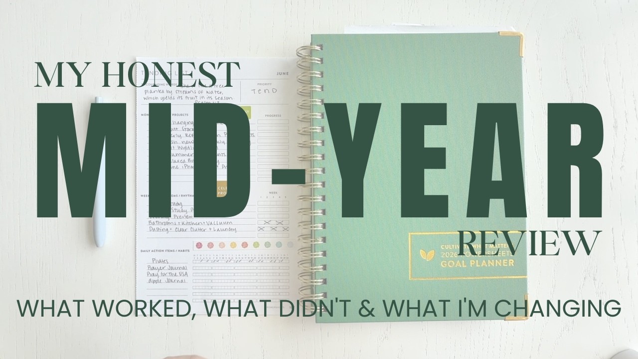 My Honest Mid-Year Review + July Powersheets Setup #Powersheets #goalplanning #goalsetting