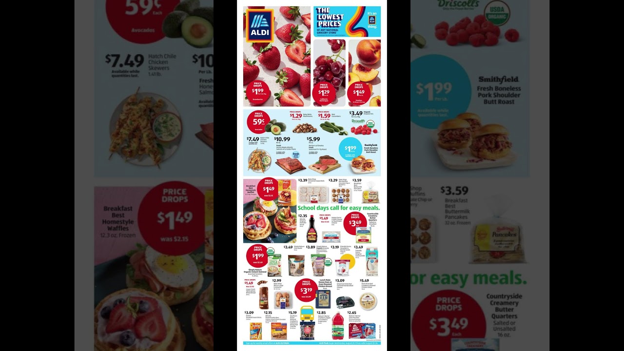Aldi Weekly Ad August 20 &ndash; August 26, 2025