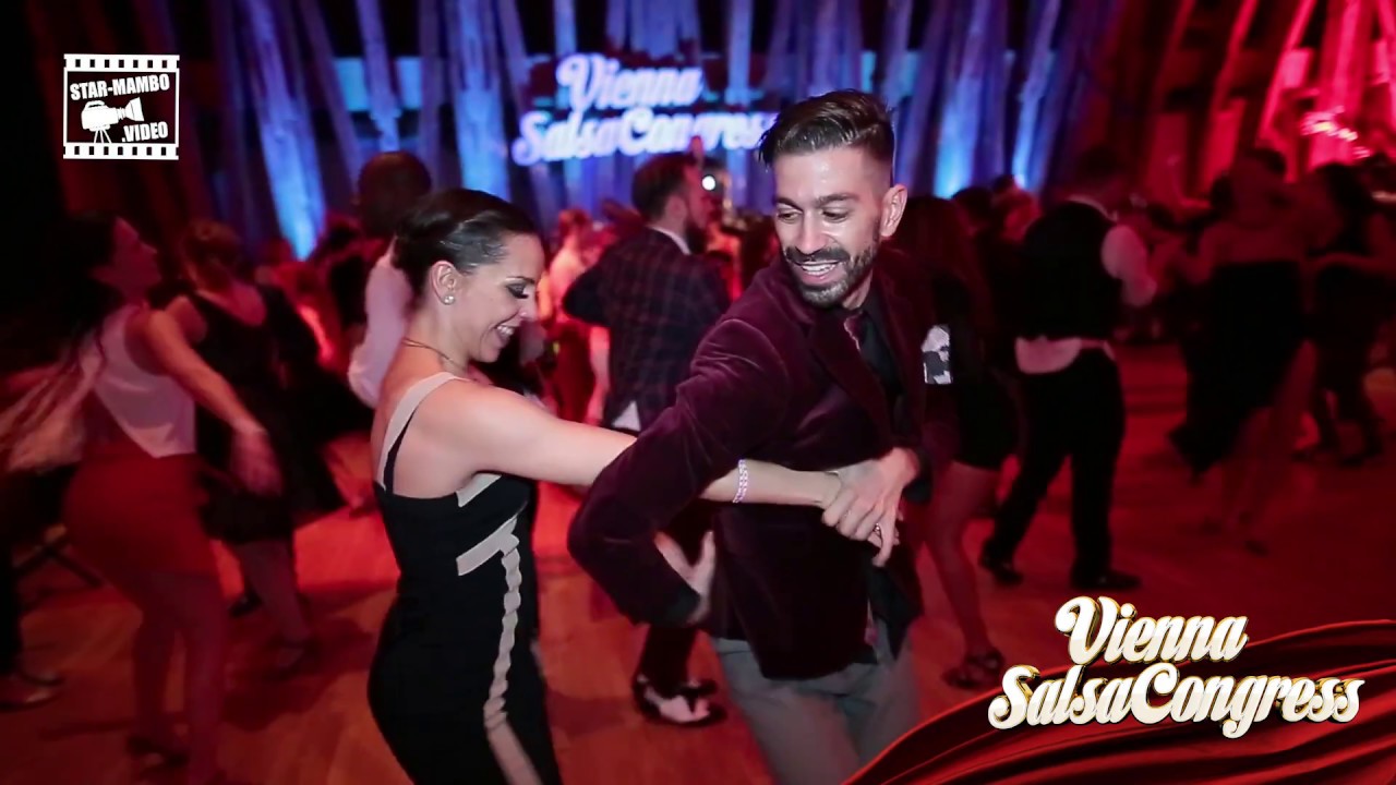 Panagiotis & Nerea - social dancing @ Vienna Salsa Congress 2017