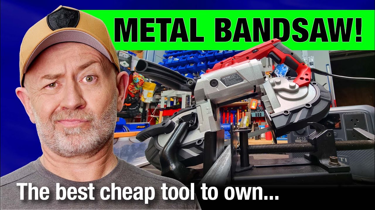 Vevor portable bandsaw review for DIY fabricators, mechanics and welders | Auto Expert John Cadogan