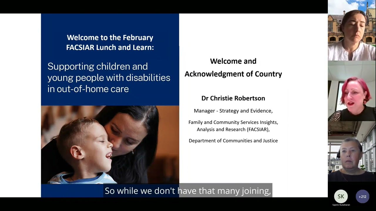 Supporting children and young people with disabilities in out-of-home care