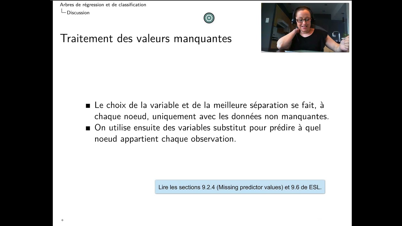 44e Discussion sur les arbres de régression et de classification