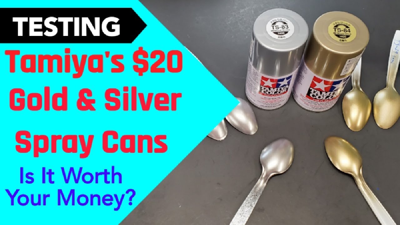 Testing Tamiya's $20 Gold & Silver Spray Cans - Is It Worth Your Money ??