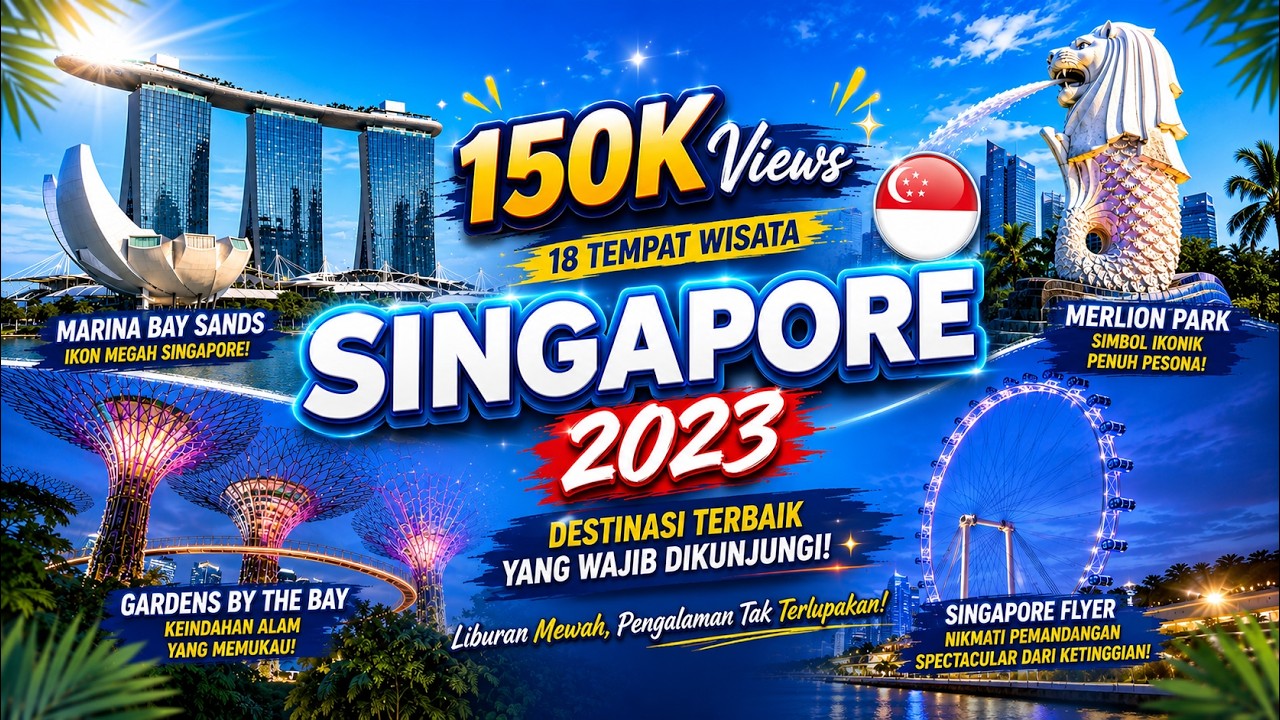18 Tempat Wisata SINGAPORE yang paling populer Tahun 2023, No. 8 dan 13 paling takjub di dunia