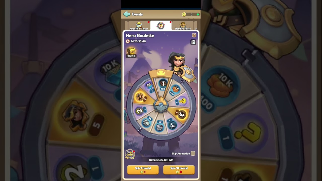 Kingshot Zoe 2.4 - 70 spin 90 shard