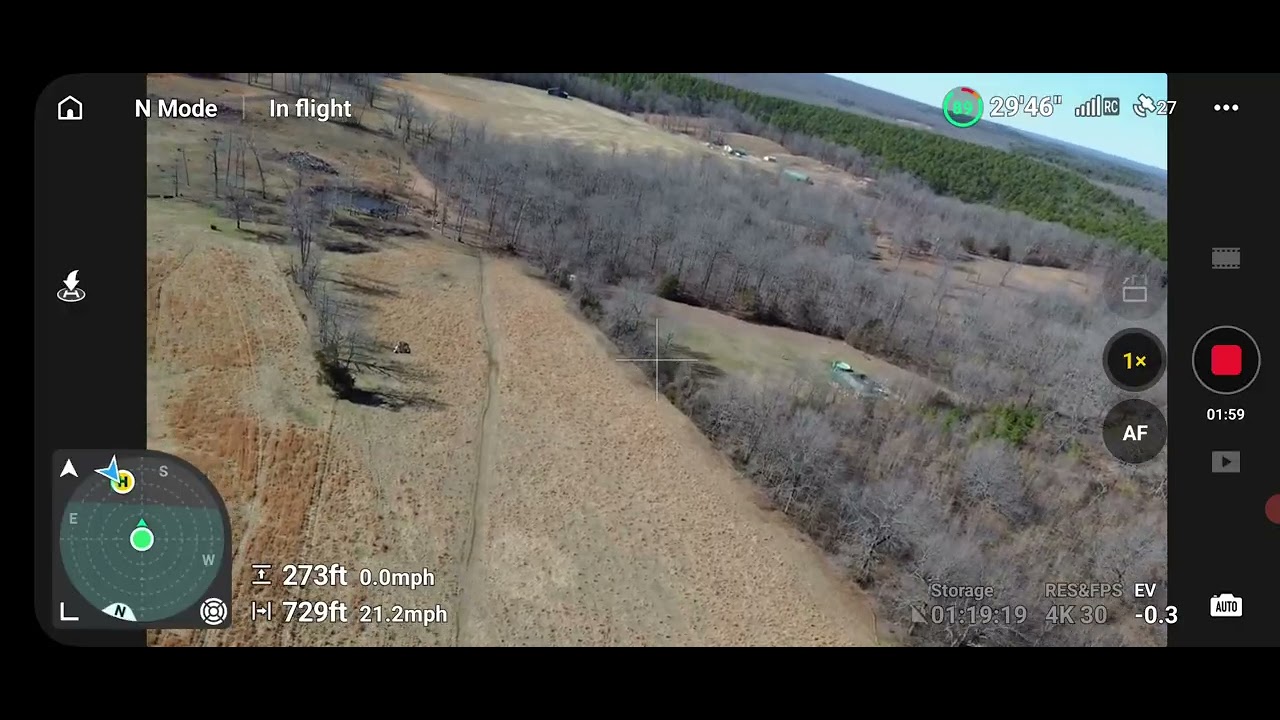 Fpv mode with the DJI Mini 3..