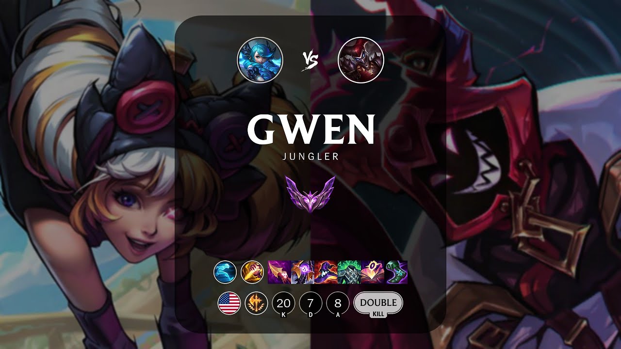 Gwen Jungle vs Shaco - NA Master Patch 14.4