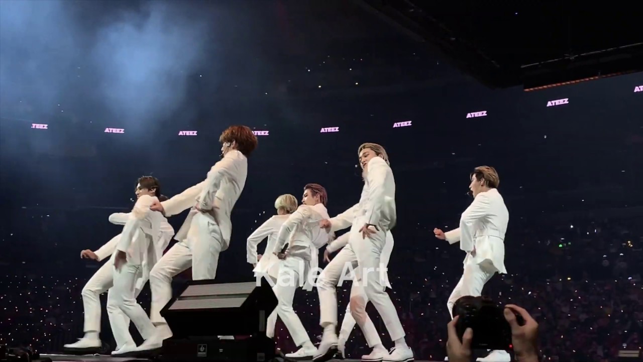 [4K] 190817 ATEEZ fancam (WAVE, HALA HALA, SAY MY NAME, DANCING LIKE BUTTERFLY WINGS) KCON LA