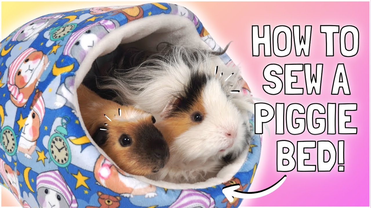 Make Your Own Guinea Pig 'Slipper Snug' Bed: Full Tutorial and Sewing Pattern!