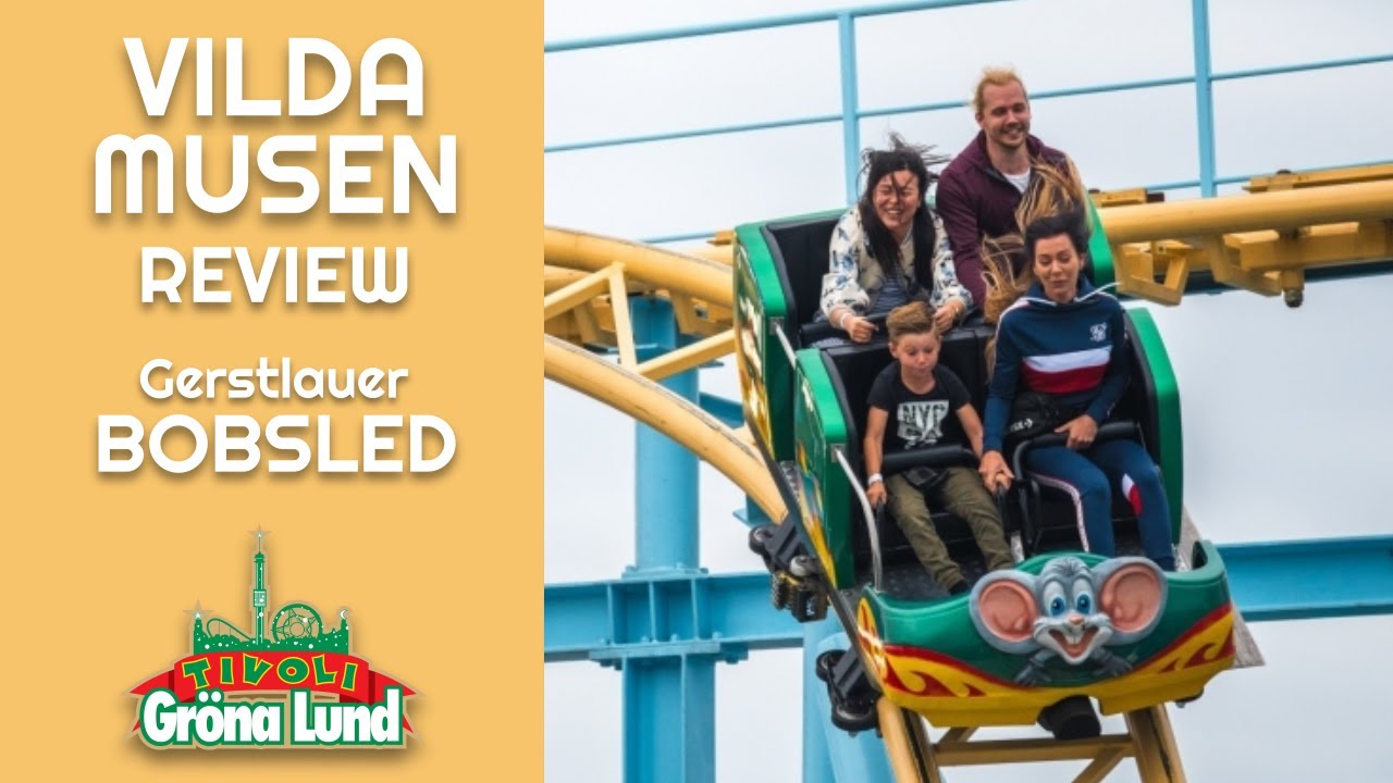 Vilda Musen Review - Family or Thrill? | Gerstlauer Bobsled | Gröna Lund