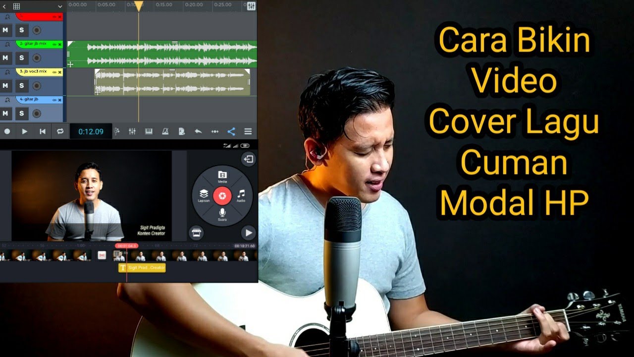 Cara Rekaman Video Cover Lagu Pakai HP Android Hasil Jernih