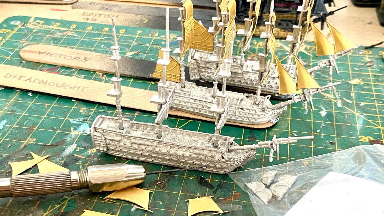 Строительство кораблей Наполеона в масштабе 1/1200 — Langton Miniatures