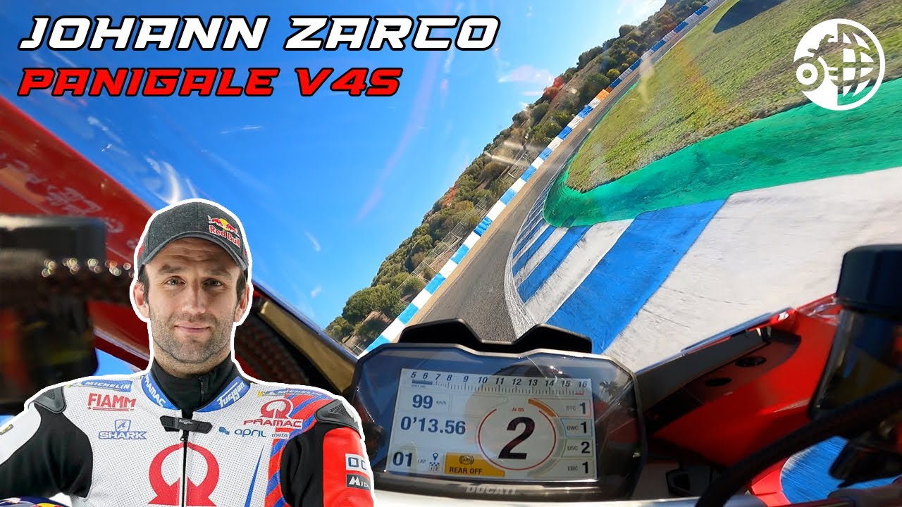 MotoGP rider Johann Zarco / Ducati Panigale V4S / Jerez / @motogeo