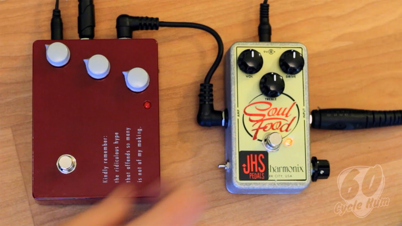Klon KTR vs. JHS Modded Soul Food from 60 Cycle Hum