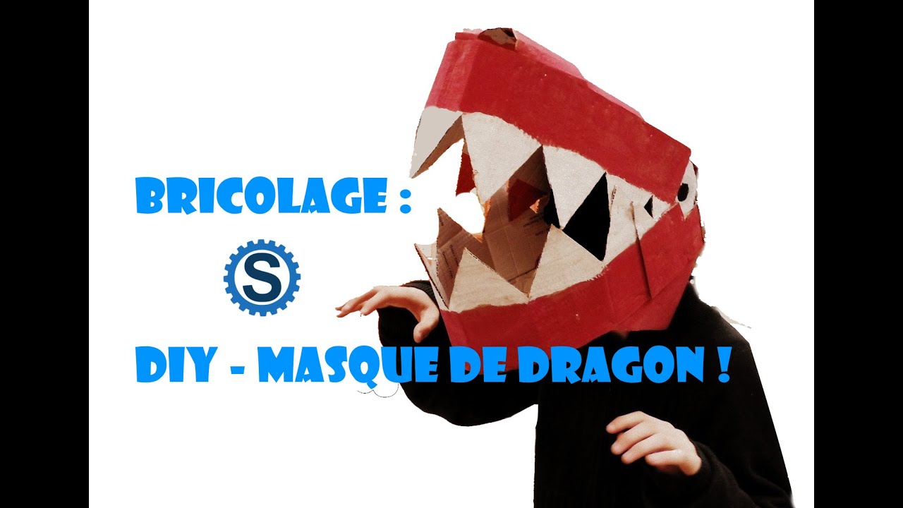 Bricolage DIY - Masque de dragon