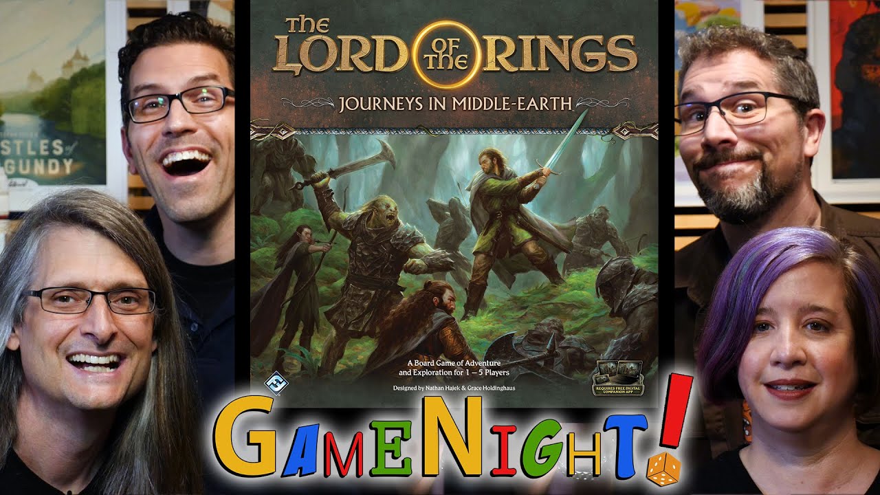 Lord of the Rings: Journeys in Middle-earth - GameNight! Se8 Ep1 - How to Play and Playthrough