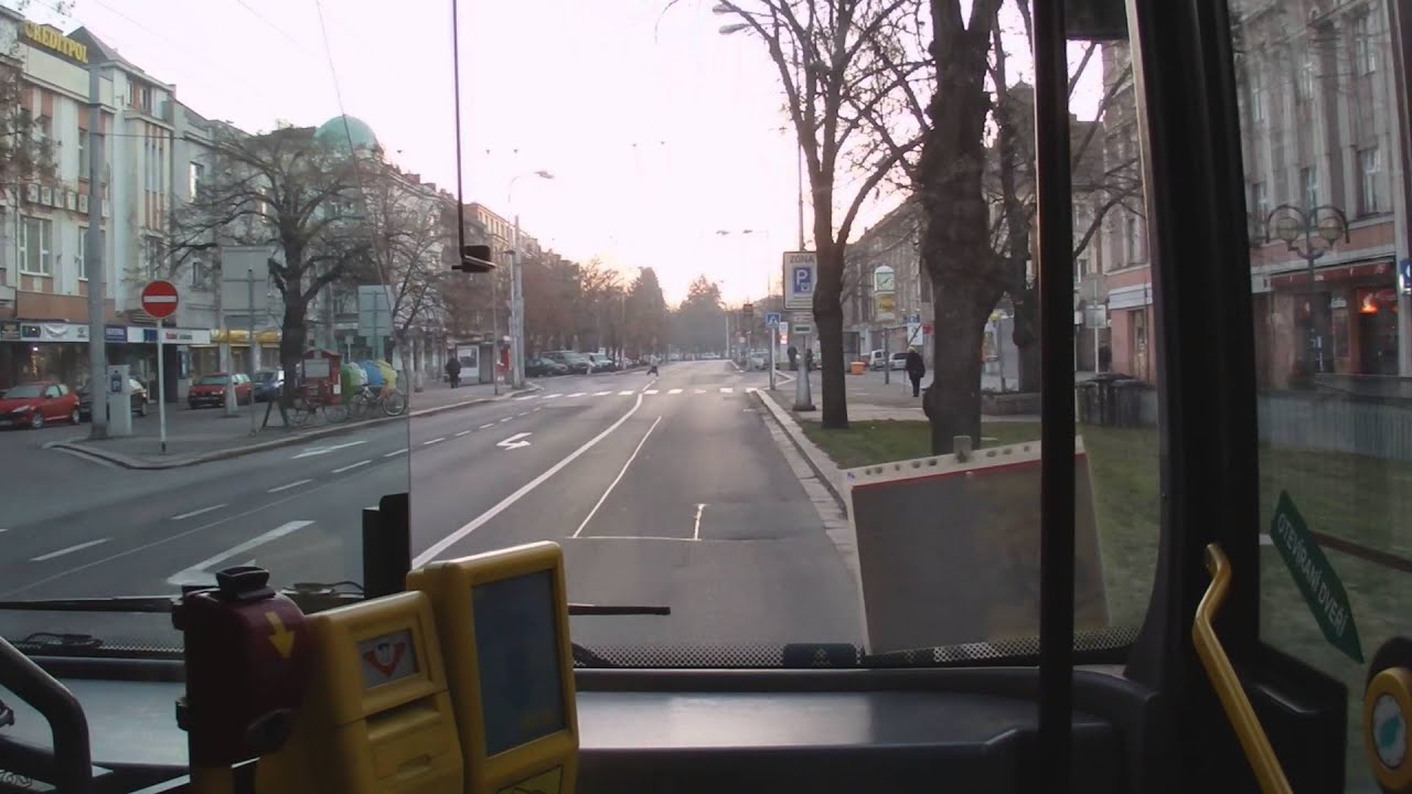 MHD Hradec Králové: Jízda trolejbusovou linkou 3 směr Slezské předměstí (1/2)