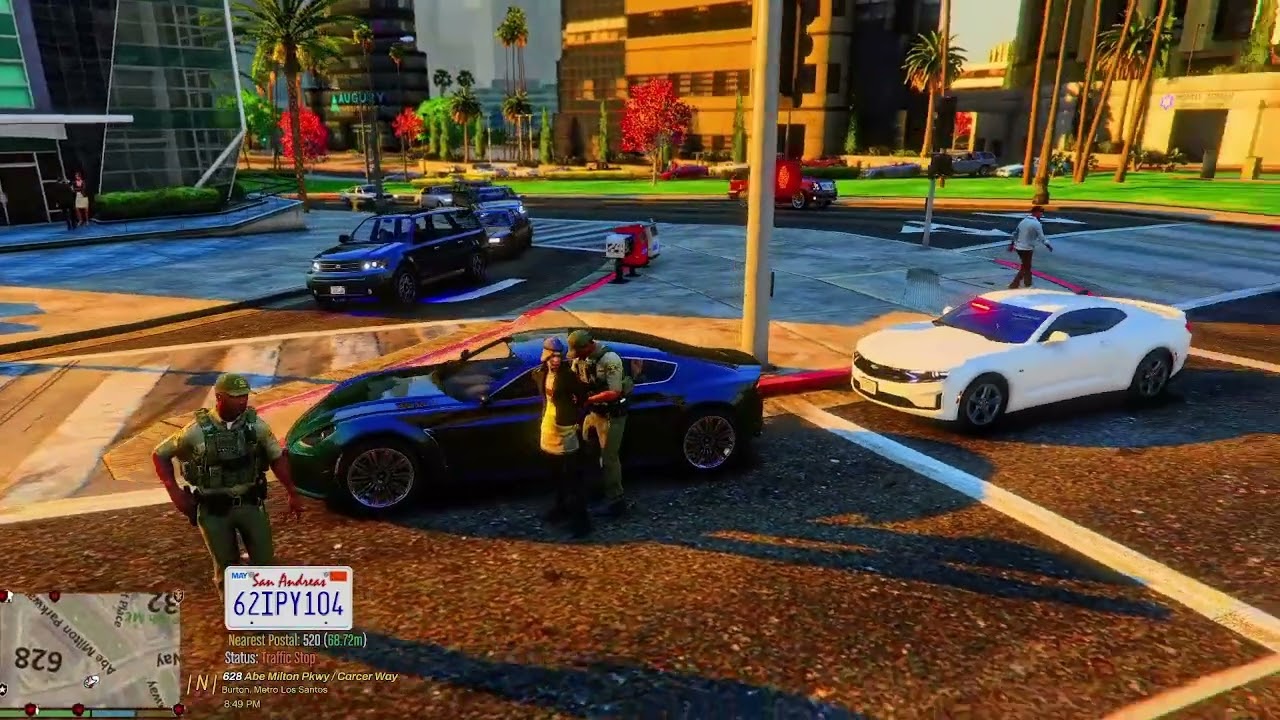 Playing GTA 5 as a Sheriff 🚔 | LSPDFR Mod Monday Patrol in 4K