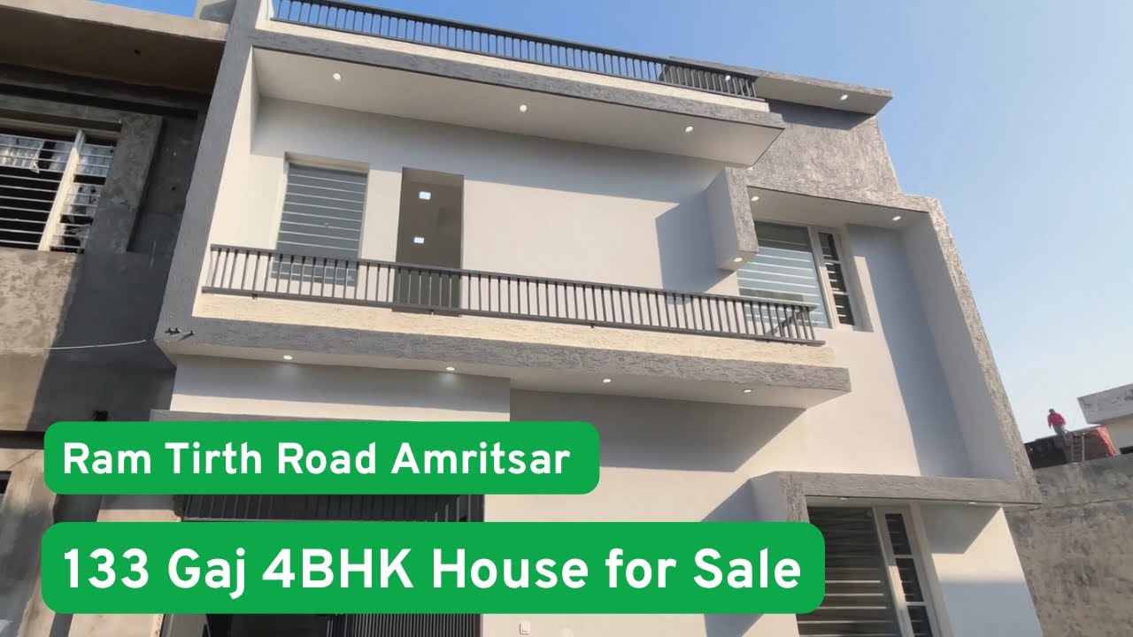 Дом 133 Gaj 5BHK на продажу на Ram Tirth Road, Амритсар, недалеко от Радхи Свами Бхавана