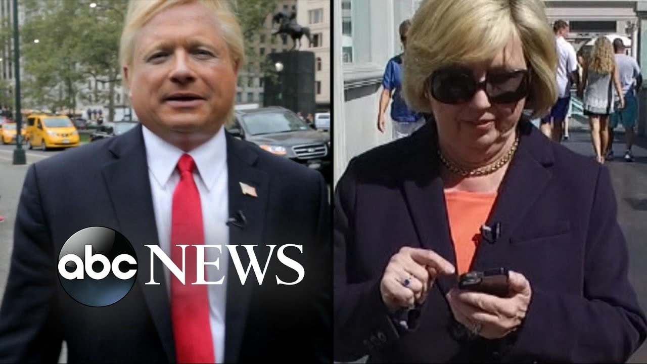 Life as Donald Trump, Hillary Clinton Impersonators